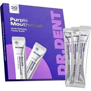 DrDent Purple Color Correcting Mouthwash (20 Sachets)